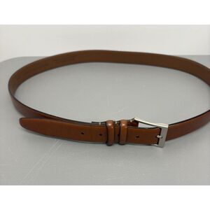 Men's Brown Leather Belt‎ Size 42 Handmade in Italy Genuine Leather